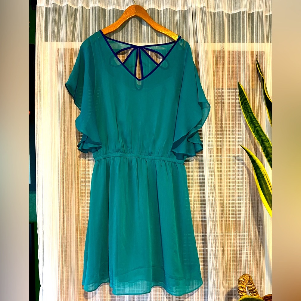 A-line flowy minidress